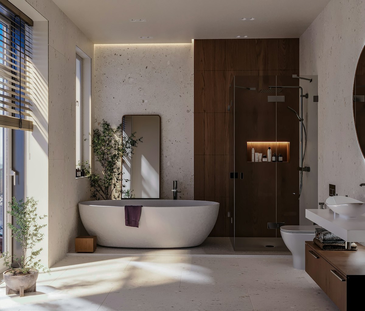 Minimalist bathroom collection